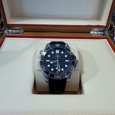 Omega Seamaster Diver 300M 210.32.42.20.03.001 Blue, Bracelet + Rubber Full Set