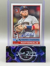 2025 Topps Heritage High Number - Andres Chaparro #ROA-CHA - Real One Auto (RC)