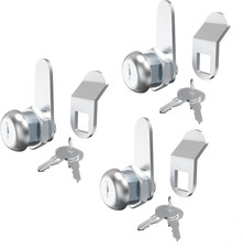 3 Pcs Tool Box Lock, 5/8" Keyed Alike Cabinet Locks with Key, Truck Toolbox Lock