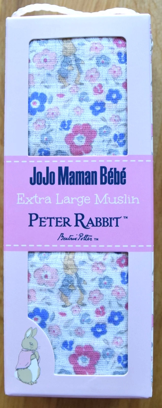 JoJo Maman Bebe Extra Large 120 X120 Cms Peter Rabbit Cotton Muslin
Opens in a new window or tab