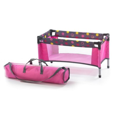 Bayer Chic 2000 Puppen-Reisebett Funny Pink TOP