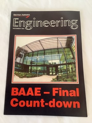 British Airways ENGINEERING magazine Dec 1993 - BAAE / paint stripper