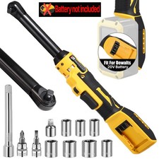 Extended Cordless Electric Ratchet Wrench 38 70 Ft-lbs 400 Rpm 20v Long Reach Extended Cordless Electric Ratchet Wrench 38 70 Ft-lbs 400 Rpm 20v Long Reach