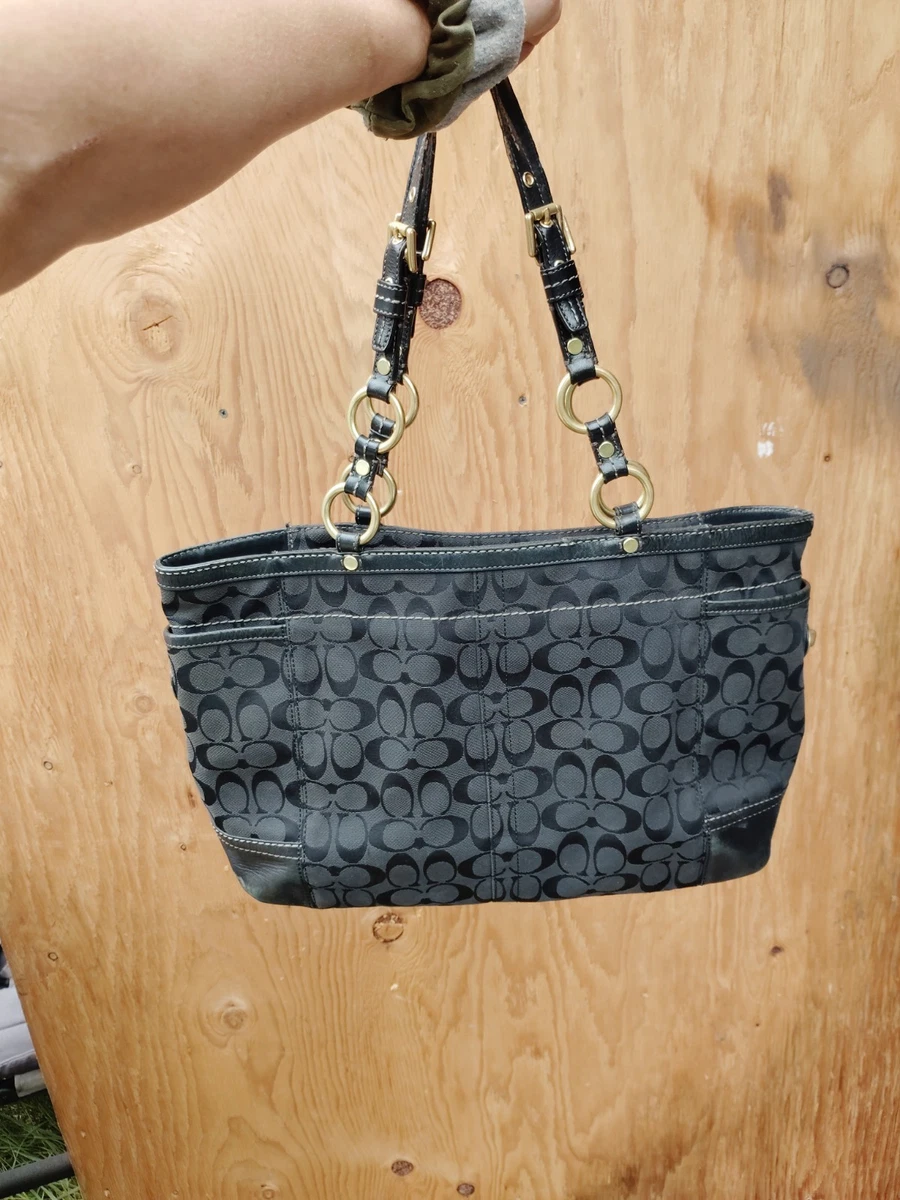 Coach Black Signature for sale - eBay