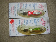 NEW Two (2) COHO JOE Great Lakes Trolling Spoons in Original Packaging