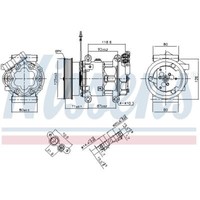 Kompressor Klimaanlage FüR Renault Megane Scenic Clio II Dacia Sandero Logan