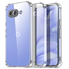 For Google Pixel 9A Case Clear TPU Shockproof Anti-Yellow Back Protection Cover