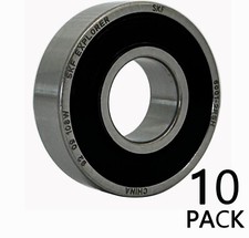 10PCS SKF 6001-2RS 12X28X8MM Double Rubber Seal Ball Bearings
