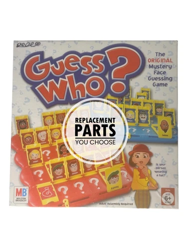 Guess Who? Family Board Game 2005 Replacement Parts Pieces You Choose