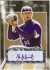 JAKE ARRIETA 2007 GOLD CERTIFIED AUTOGRAPHED ROOKIE CARD! 1 OF ONLY 50! 