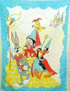 BABY LOONEY TUNES BLANKET BUGS BUNNY TWEETY BIRD SYLVESTER ...