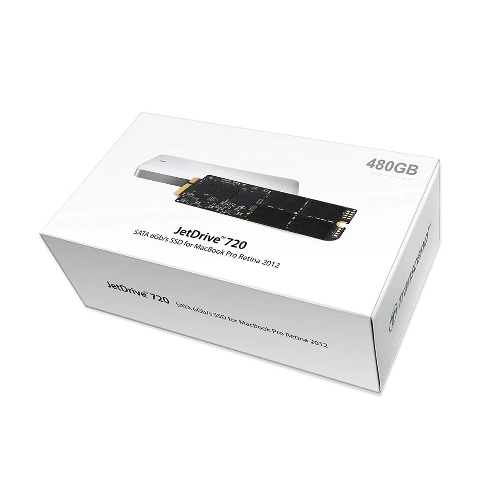 Transcend 480 GB intern SSD TransJetDrive 720 MacBook Pro Retina 13 Zoll silber - Bild 4 von 4