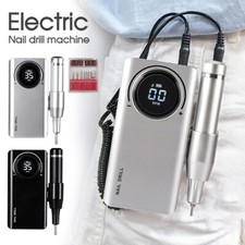 35000RPM Portable Nail Drill Machine Rechargeable E File Fits Manicure Pedicure