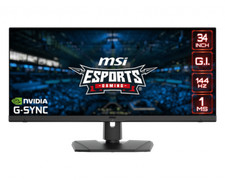 MSI MPG341QR 34" 3440x1440 2K 144Hz 1ms GSync IPS Monitor Certified Refurbished