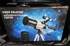 Free Soldier Outdoor Telescope F30070M HD High Definition Astronomical W/Tripod