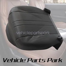 FOR 03-16 Chevy C Series Kodiak Driver Bottom Leather Seat cover Dark Gray