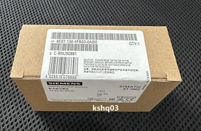 PLC Hardware - Siemens 6ES7138-4FB03-0AB0, Used in PLCH Packaging PLC Hardware - Siemens 6ES7138-4FB03-0AB0, Used in PLCH Packaging