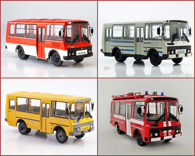 1:43 PAZ 3205 32051 3206 4x4 AG-12 Feuerwer russischer Landbus Modimio USSR URSS