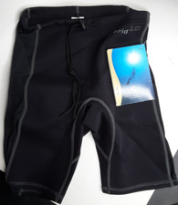 Scubapro Hybrid 1.0 Drawstring Shorts Surf Diving Scuba Size Small Black