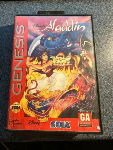 Disney's Aladdin - Sega Genesis (Gen) - Complete in Box (CIB)