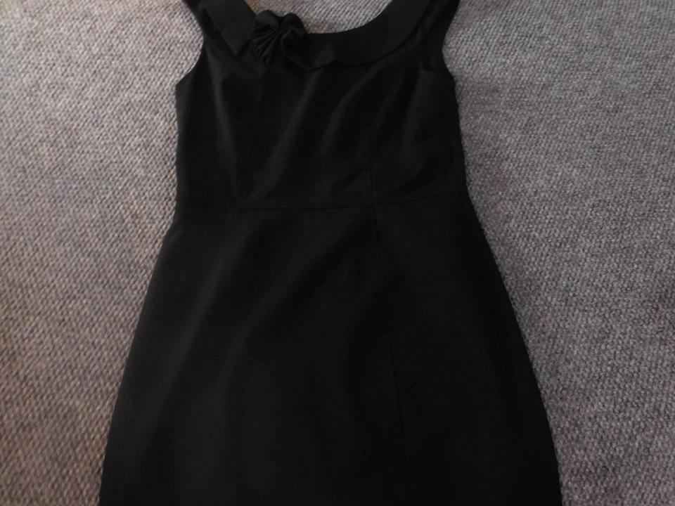 Vestido para mujer Calvin Klein 10 negro línea A cremallera midi elástico Foto 4 de 4