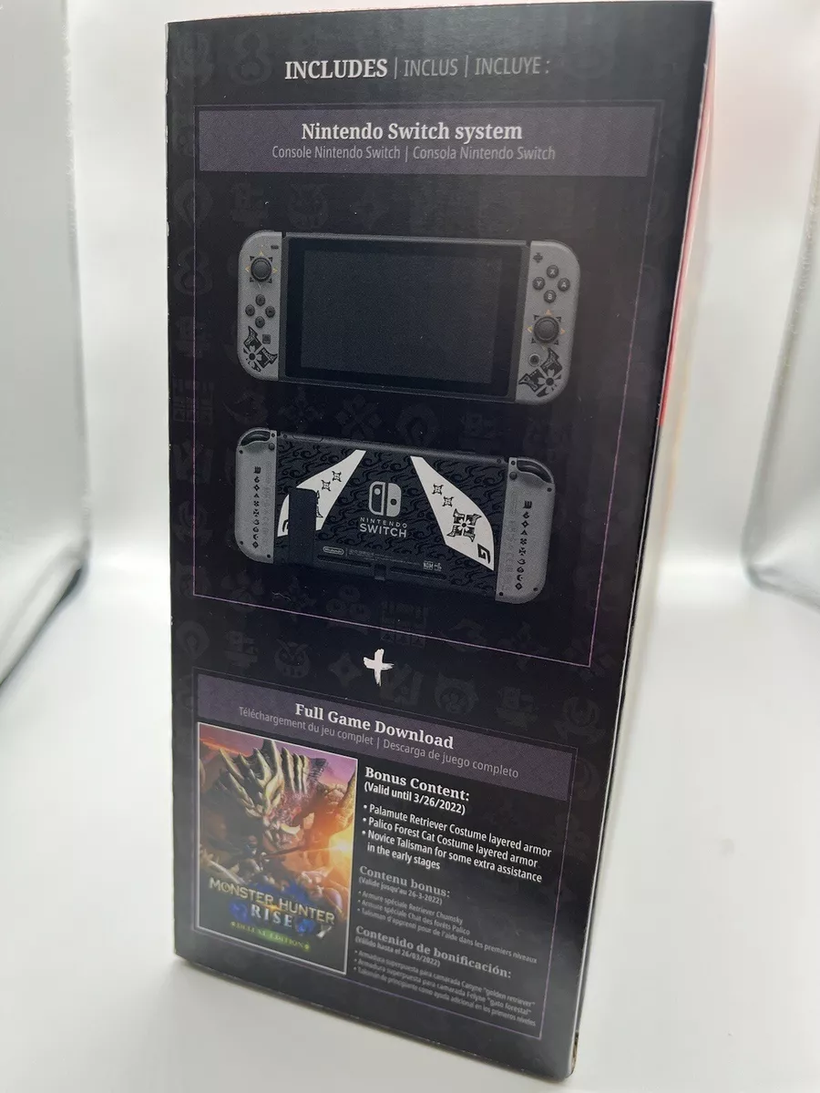 Nintendo Switch Monster Hunter Rise Deluxe Edition System - Switch 