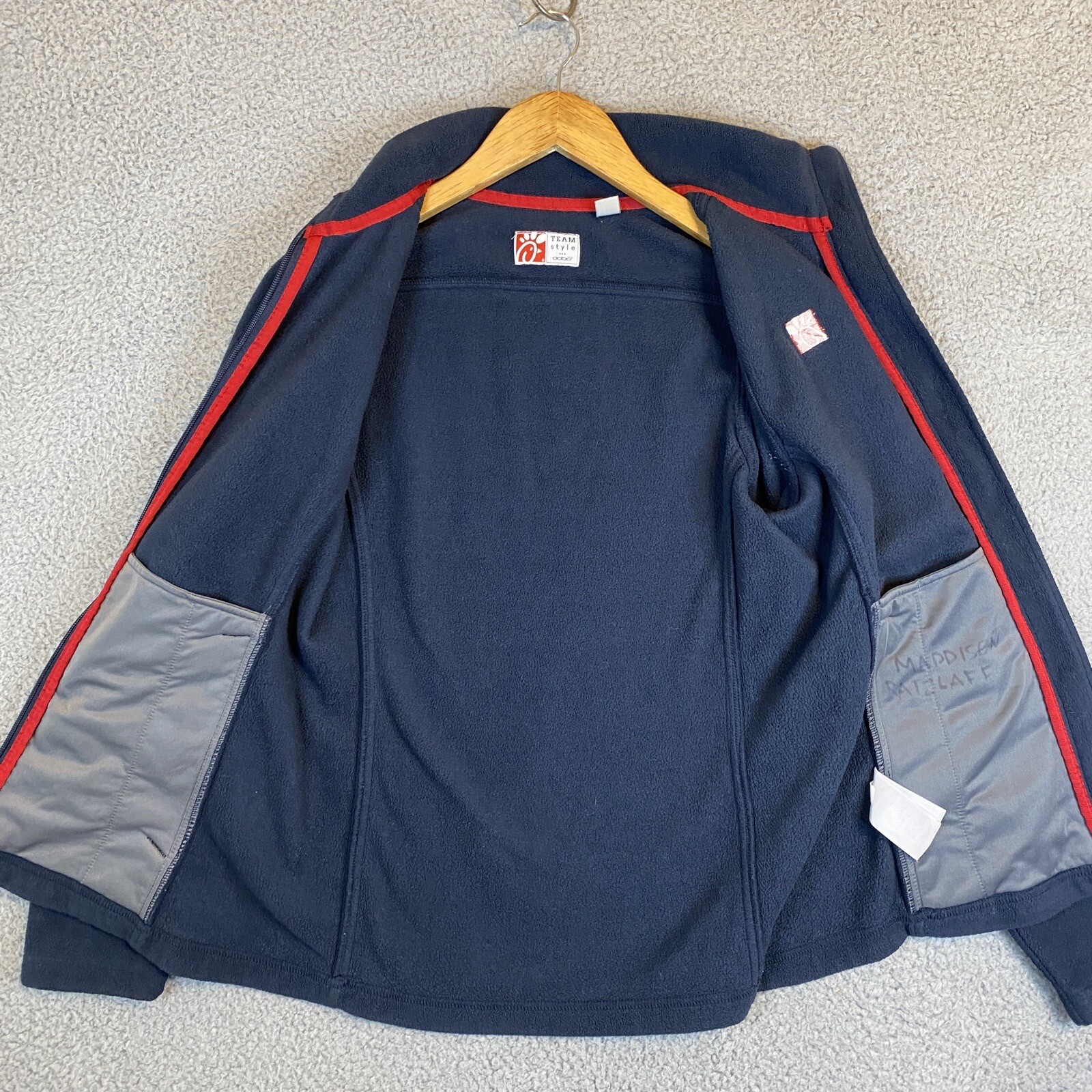 Chick Fil A Womens Employee Team Worker Fleece Jacket… Gem