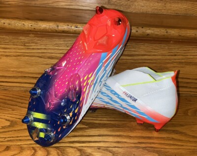 Adidas Predator Edge+ SG Soccer Cleats GW1035 Men's US 11 White