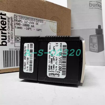 Burkert Proportional Valve Controller 00316530 8605 12-24V 200-1000mA(FedEx/DHL)