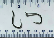 1000 super strong GT black nickel 2X SSW Cutting Point Octopus Hooks size 1