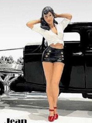 Pin-up-Girls Jean  im Maßstab 1:18  AMERICAN DIORAMA  Figur  OVP  NEU