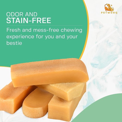 Masticable natural para perros 100% Himalaya yak mastica 4 piezas queso pequeño golosinas para perros - Imagen 6 de 7