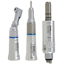 BEING Dental Low Speed Contra Angle Latch Straight Handpiece Air Motor 4 Hole