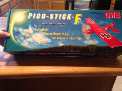 GWS Pico Stick-F RC Airplane ARF Kit With Motor - Eindecker WW-I Warbird Look