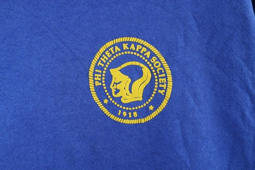 Vintage 90s Mens 2XL Distressed Phi Theta Kappa Society Crewneck Sweatshirt USA - Picture 4 of 11