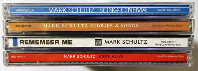 4 CD lot Mark Schultz Song Cinema Stories & Songs Remember Me Come Alive gospel