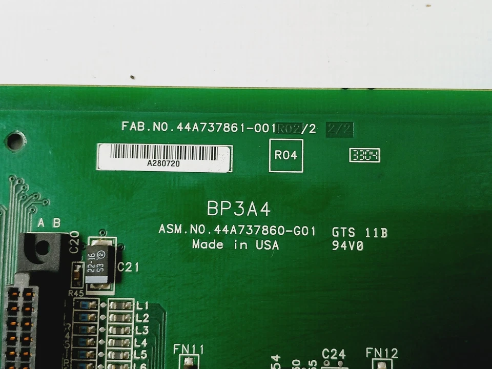 BP3A4 44A737860-G01 Printed circuit Board ASM 44A737861-001 R02/2 - Image 2 of 4