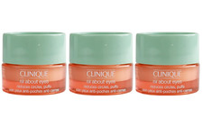 3 x Clinique All About Eyes Reduces Circles Puffs .21oz/7ml, TOTAL 0.63oz/ 21ml