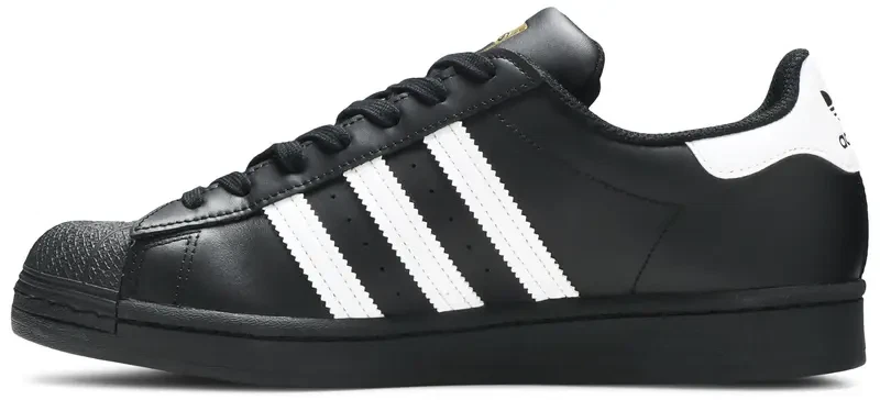 Adidas Superstar Core Black Cloud White Gold EG4959 Mens New - Image 2 of 4