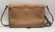 Vince Camuto Aster Leather Clutch Crossbody, Oak