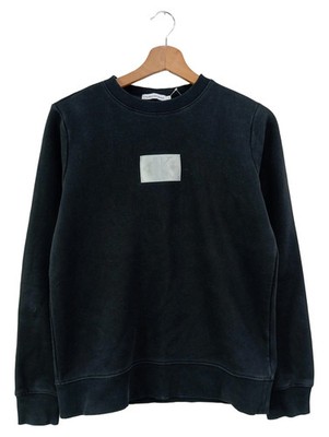 CALVIN KLEIN JEANS Pullover Kinder Gr. M/152 Schwarz Streetwear