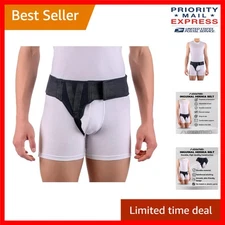 Medium Right Side Hernia Support Belt - Comfortable Compression for Active Life