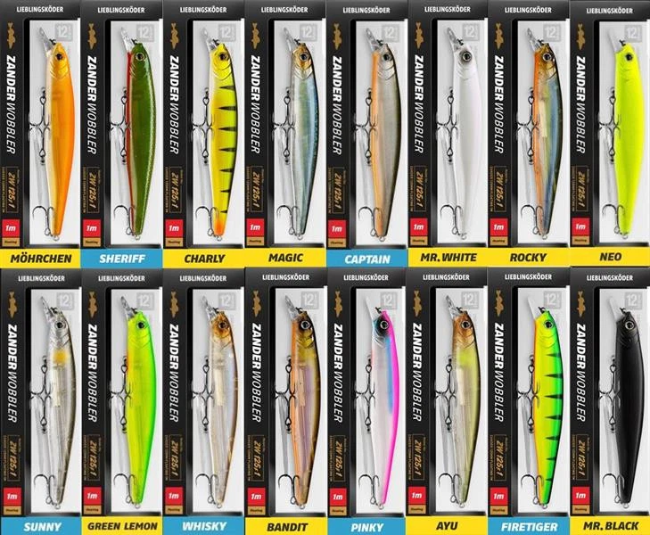 Lieblingsköder Molix ZANDER Wobbler 125mm 20g 0,3-1,0m Lauftiefe alle Farben TOP