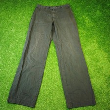 Vintage Hugo Boss Chino Pants Uomo W30 Navy Cotone Dritto Relaxed Anni 90 Retrò