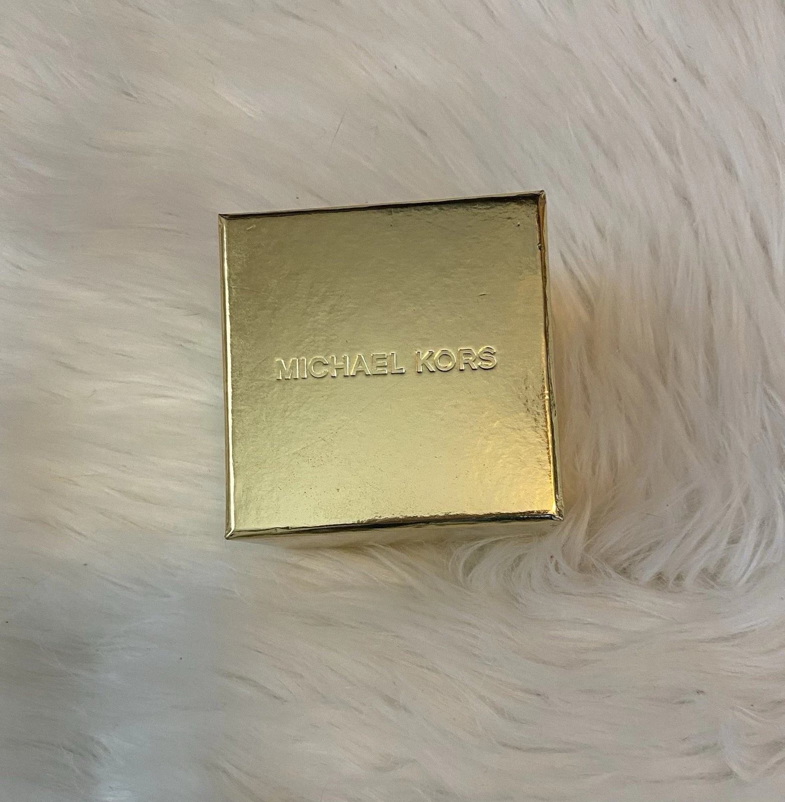 Set orologio + bracciale Michael Kors nuovo con etichetta in oro rosa con strass e dettagli cuore