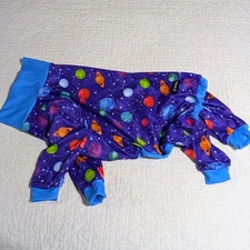 Spark Paws Dog Pajamas Size 3XL Purple Planets Boxer Pitbull Bully Staffordshire