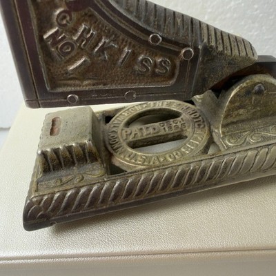 Antique The E.H. Hotchkiss No. 1 Office Stapler Norwalk Conn. Pat