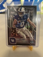 2025 Bowman Chrome University Football Troy Stellato Black Shimmer Refractor /10