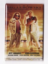 THE BIG LEBOWSKI (1998) / Walter - 2"x3" MOVIE POSTER MAGNET (coen bothers vhs)