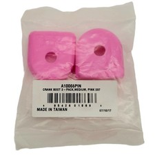 RaceFace Pink Carbon Crank Arm Boots One-Pair for Bicycle